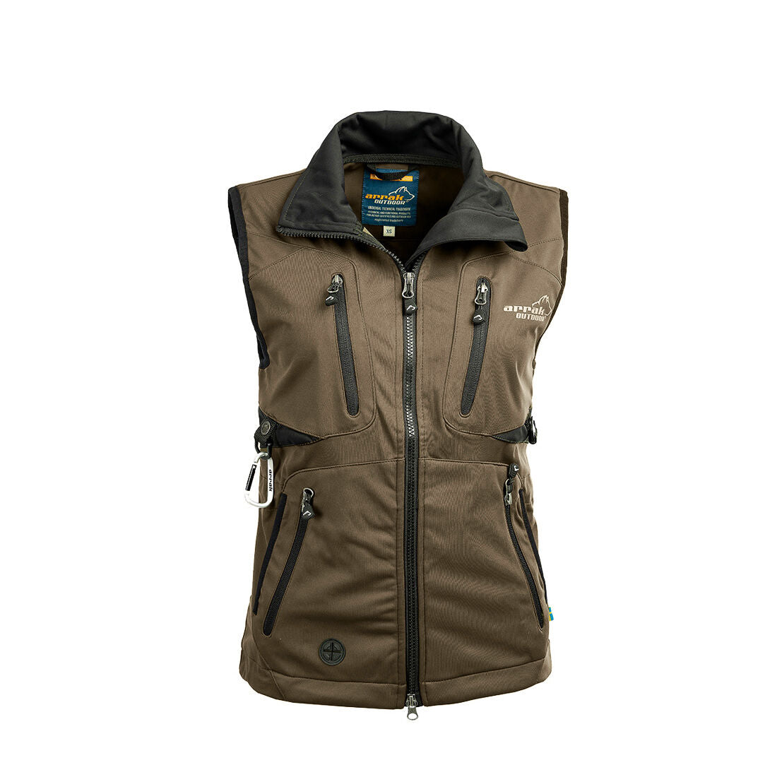 Arrak Ladies Acadia Softshell Vest - Brown